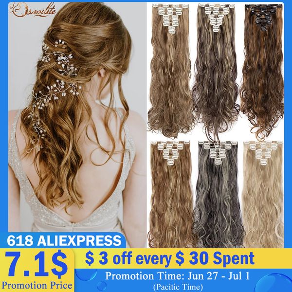 costume accessories synthetic 24inch 18clips in hair extensions long wavy clip in hair 8pcs/set high temperature fiber hairpieces, Silver 
costume accessories synthetic 24inch 18clips in hair extensions long wavy clip in hair 8pcs/set high temperature fiber hairpieces, Silver
