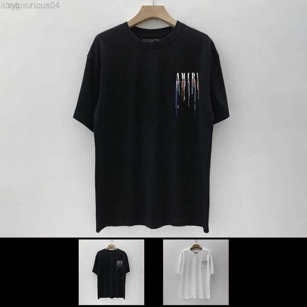 designer trend t shirt ris physical amis version short sleeve t-shirt colorful splash ink leisure hip hop high street round neck, White;black
designer trend t shirt ris physical amis version short sleeve t-shirt colorful splash ink leisure hip hop high street round neck, White;black