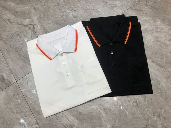 2022 summer classic orange label mercerized pearl cotton fabric, breathable and comfortable three-dimensional cut polo shirt, men's r, White;black
2022 summer classic orange label mercerized pearl cotton fabric, breathable and comfortable three-dimensional cut polo shirt, men's r, White;black
