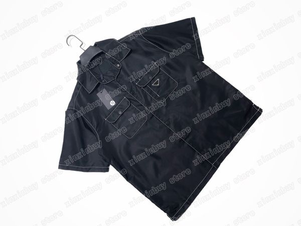 22ss men designers t shirts polo nylon triangle mark short sleeve man crew neck paris streetwear black xinxinbuy m-xl, White;black
22ss men designers t shirts polo nylon triangle mark short sleeve man crew neck paris streetwear black xinxinbuy m-xl, White;black