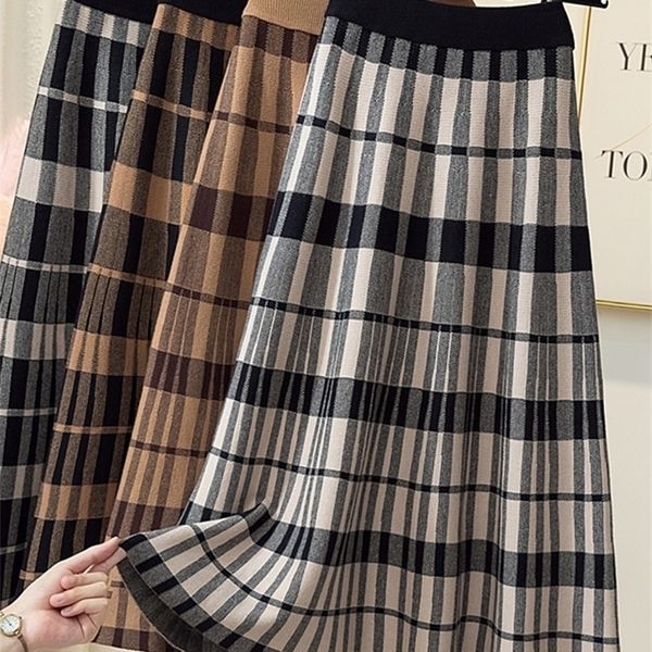 women knitted skirt female autumn winter high waist umbrella ladies casual vintage thick warm elegant mid-length 220401, Black
women knitted skirt female autumn winter high waist umbrella ladies casual vintage thick warm elegant mid-length 220401, Black