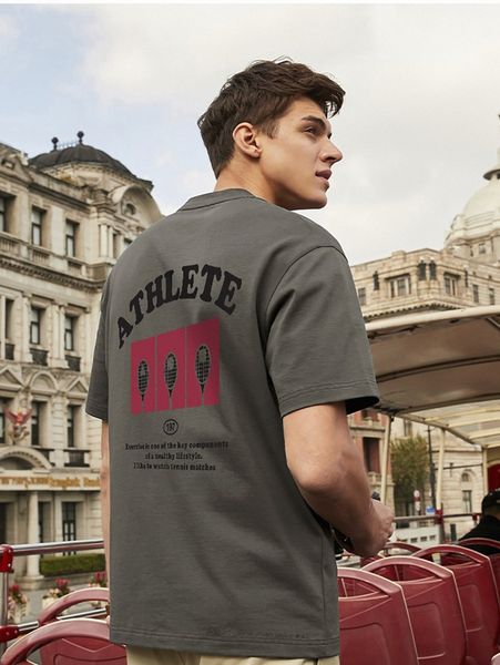 men slogan graphic tee i6dj#, White;black
men slogan graphic tee i6dj#, White;black