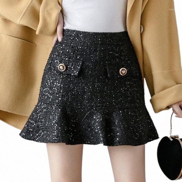 skirts sequin skirt autumn and winter woolen wrapped hip high waist fishtail bling short female r4ij#, Black
skirts sequin skirt autumn and winter woolen wrapped hip high waist fishtail bling short female r4ij#, Black