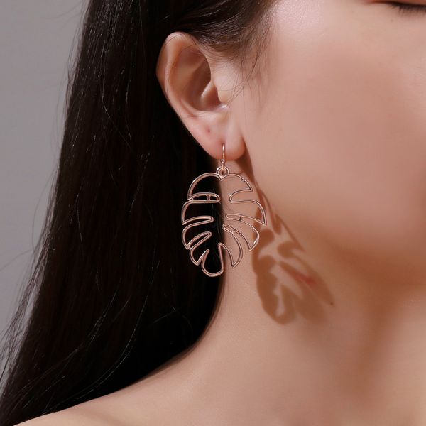 hollow out banana leaf dangle earrings ethnic style women leaves drop earring european female dress wearing alloy ear hook ornaments rose go, Silver
hollow out banana leaf dangle earrings ethnic style women leaves drop earring european female dress wearing alloy ear hook ornaments rose go, Silver
