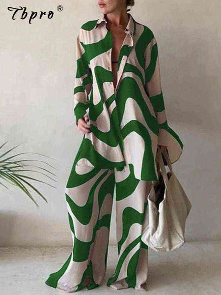 woman casual printed long sleeve shirt two pieces set 2022 summer loose high waist straight trouser suits female fashion outfits t220729, Gray
woman casual printed long sleeve shirt two pieces set 2022 summer loose high waist straight trouser suits female fashion outfits t220729, Gray