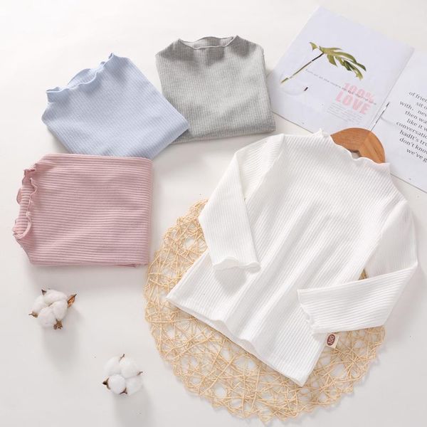girls cotton t-shirt autumn childrens long-sleeve high-neck warm bottoming shirt baby kids clothes candy color wtb06, Blue
girls cotton t-shirt autumn childrens long-sleeve high-neck warm bottoming shirt baby kids clothes candy color wtb06, Blue