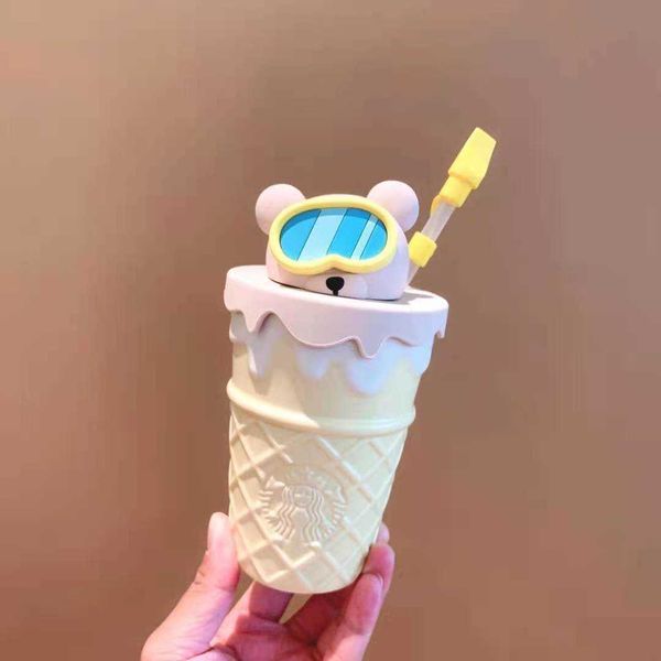 starbucks 2021 summer cup diving bear ice cream modeling ceramic straw silicone cup cover straw plug
starbucks 2021 summer cup diving bear ice cream modeling ceramic straw silicone cup cover straw plug