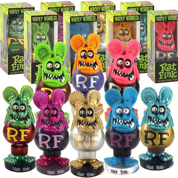 8 style rat fink bobblehead doll crazy mouse action figure ratfink model toys for car decoration232w
8 style rat fink bobblehead doll crazy mouse action figure ratfink model toys for car decoration232w
