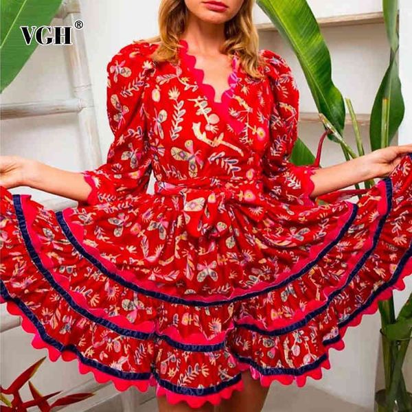 red lace up bowknot dress for women v neck puff short sleeve high waist print casual mini dresses female summer fashion 210507, Black;gray
red lace up bowknot dress for women v neck puff short sleeve high waist print casual mini dresses female summer fashion 210507, Black;gray