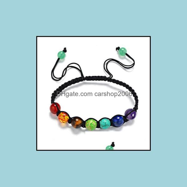 beaded strands bracelets jewelry jln mti color seven chakra bracelet yoga healing tiger eye lapis amethyst beads handmade adjustable drop d, Black
beaded strands bracelets jewelry jln mti color seven chakra bracelet yoga healing tiger eye lapis amethyst beads handmade adjustable drop d, Black