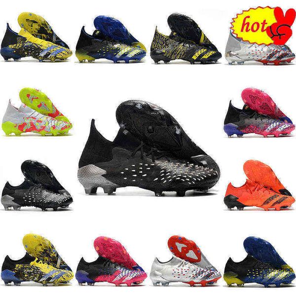 2022 predator freak.1 low fg football shoes black white red plus soccer cleats boots outdoor size 39-45
2022 predator freak.1 low fg football shoes black white red plus soccer cleats boots outdoor size 39-45