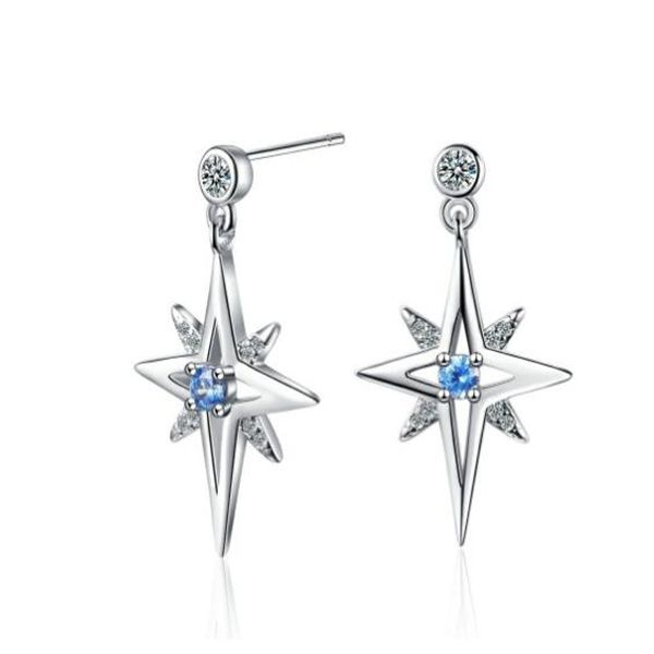 star stud earrings s925 stamp silver new women's fashion jewelry crystal zircon mid-length tassel simple awning errings gc1289, Golden;silver
star stud earrings s925 stamp silver new women's fashion jewelry crystal zircon mid-length tassel simple awning errings gc1289, Golden;silver