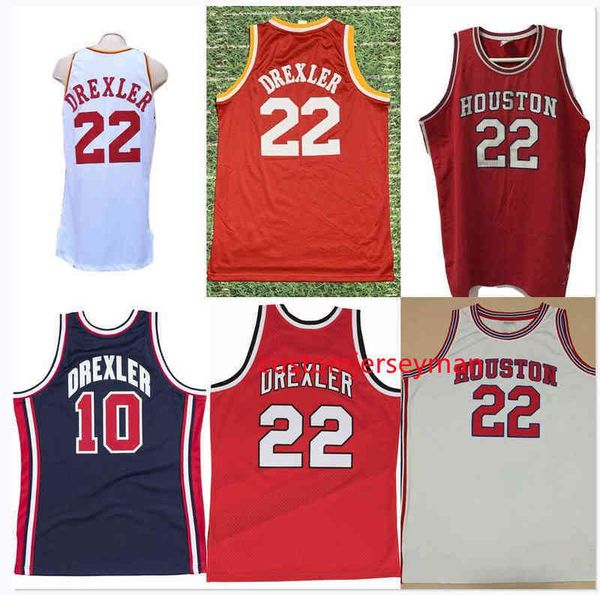 college houston cougars basketball jersey #22 clyde drexler jerseys throwback all star embroidery retro white red custom made double vest sh, Black
college houston cougars basketball jersey #22 clyde drexler jerseys throwback all star embroidery retro white red custom made double vest sh, Black