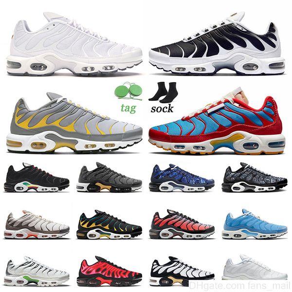 2022 tn plus tuned se running shoes mens women triple white oreo grey yellow run club first use black teal neon fire red university sneakers
2022 tn plus tuned se running shoes mens women triple white oreo grey yellow run club first use black teal neon fire red university sneakers