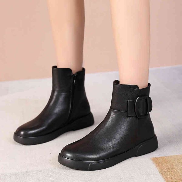 slippers martin boots women's autumn casual anti slip large soft bottom short tube thick leather m781, Black
slippers martin boots women's autumn casual anti slip large soft bottom short tube thick leather m781, Black
