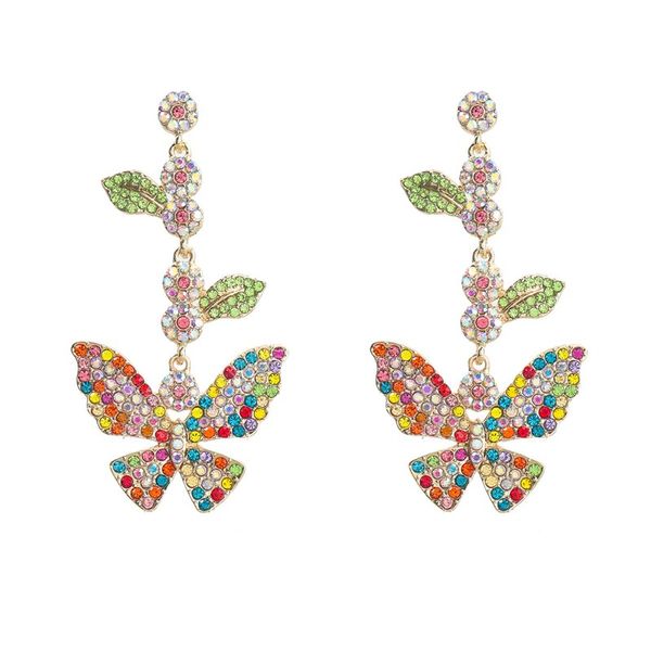 fashion metal colorful acrylic flower butterfly earrings party simple dangle earrings women's charm statement earring, Silver
fashion metal colorful acrylic flower butterfly earrings party simple dangle earrings women's charm statement earring, Silver