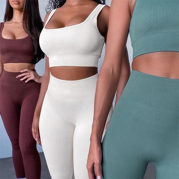yoga sets sport rib activewear girls seamless fitness suit workout clothes athletic wear women gym custom 220317, Gray
yoga sets sport rib activewear girls seamless fitness suit workout clothes athletic wear women gym custom 220317, Gray