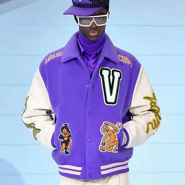 2022 classical bunny wool varsity jacket men women embroidered leather sleeves stitching baseball uniform clothes, Black;brown
2022 classical bunny wool varsity jacket men women embroidered leather sleeves stitching baseball uniform clothes, Black;brown