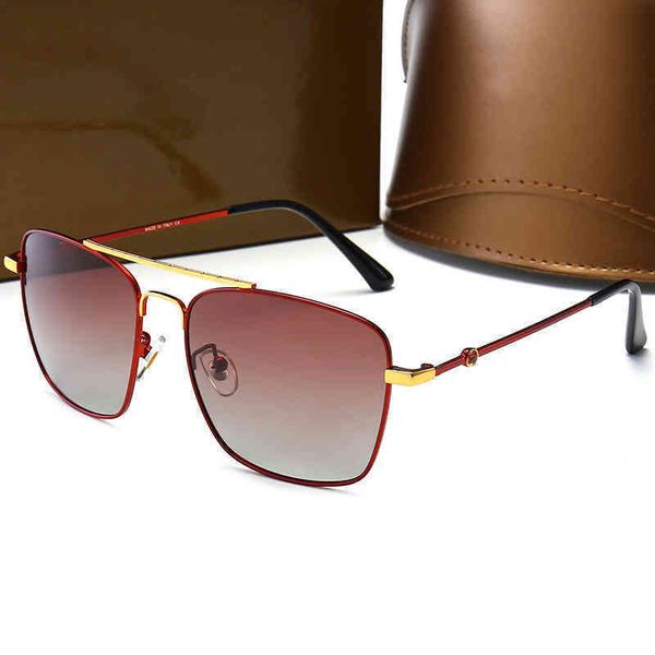 sunglasses 2022 bee double g men's metal polarized trend square two color glasses with box, White;black
sunglasses 2022 bee double g men's metal polarized trend square two color glasses with box, White;black