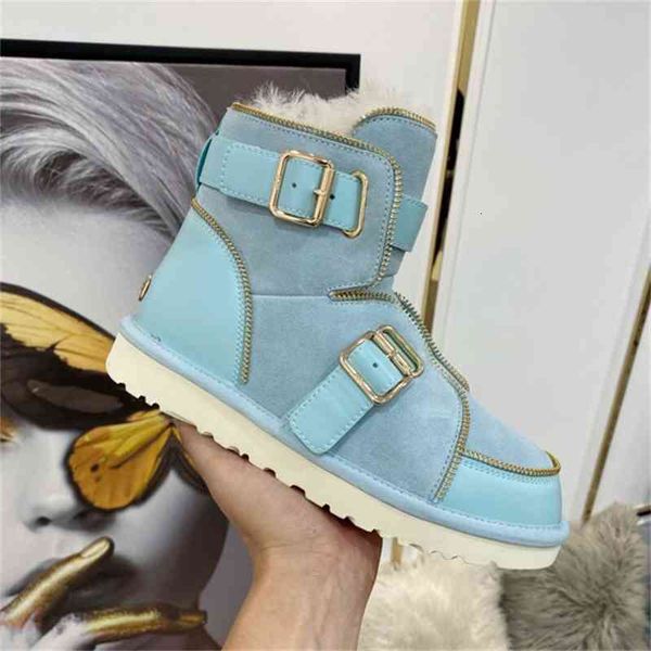 boots style snow boots women's fashion belt buckle sheep fur integrated cotton shoes motorcycle winter warm short, Black
boots style snow boots women's fashion belt buckle sheep fur integrated cotton shoes motorcycle winter warm short, Black