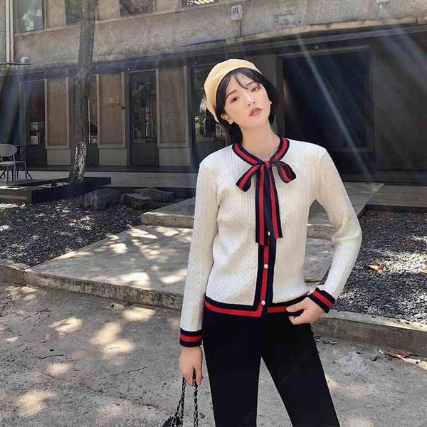 women's knits & tees autumn winter sweet and fresh women's coat celebrity style bow tie long sleeve thickened inner sweater, White
women's knits & tees autumn winter sweet and fresh women's coat celebrity style bow tie long sleeve thickened inner sweater, White