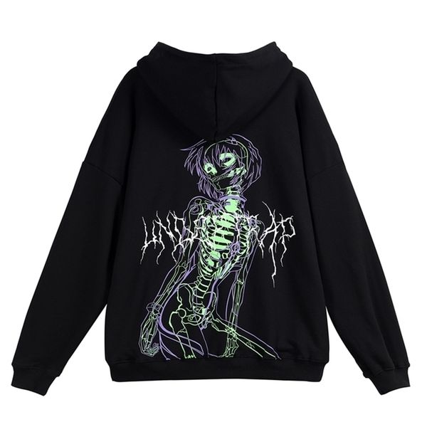 fluorescent skull man harajuku hoodie swatshirt hip hop streetwear hoodie casual cotton pullover sweatshirts 201127, Black
fluorescent skull man harajuku hoodie swatshirt hip hop streetwear hoodie casual cotton pullover sweatshirts 201127, Black