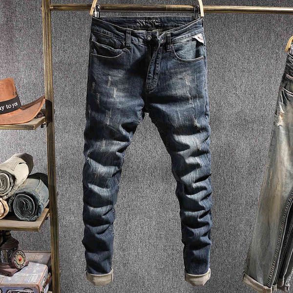 men's jeans fashionable jeans men's dark trendy leggings lengthened trend patch elastic slim straight pants u36r, Blue
men's jeans fashionable jeans men's dark trendy leggings lengthened trend patch elastic slim straight pants u36r, Blue