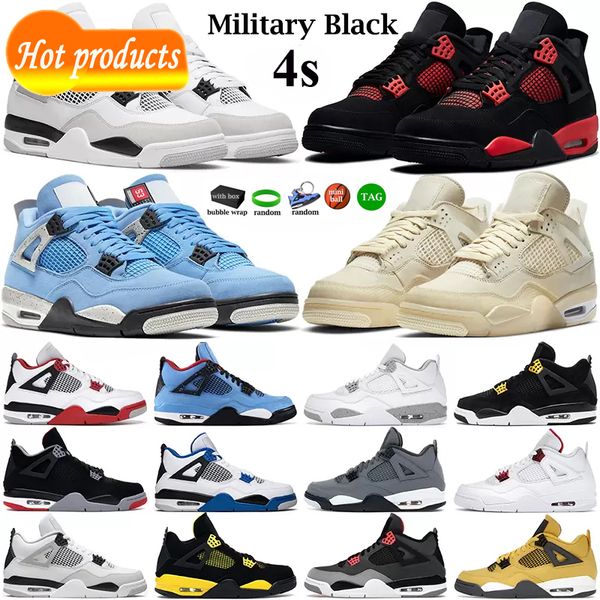 with box men women jumpman 4s basketball shoes mens sneakers 4 military black cat red thunder white oreo sail cement bred womens trainer
with box men women jumpman 4s basketball shoes mens sneakers 4 military black cat red thunder white oreo sail cement bred womens trainer