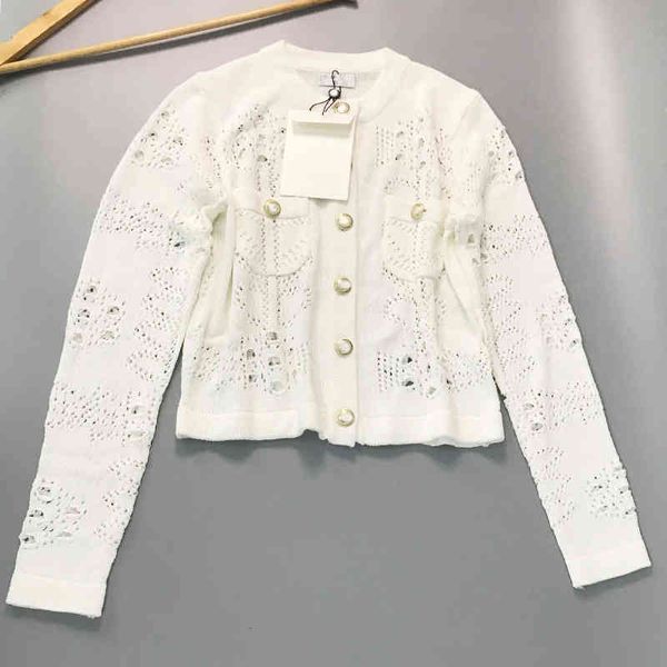 women's knits & tees order early spring style small fragrance round neck white hollow flower knitting long sleeve short cardigan women
women's knits & tees order early spring style small fragrance round neck white hollow flower knitting long sleeve short cardigan women