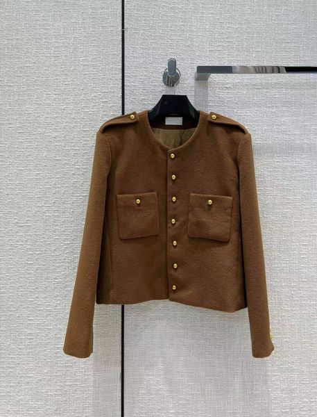 milan runway coats 2022 autumn winter women's jackets designer brand same style outerwear 0826-14, Black;brown
milan runway coats 2022 autumn winter women's jackets designer brand same style outerwear 0826-14, Black;brown