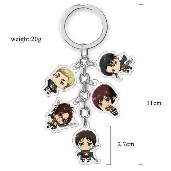 keychains anime keychain attack on titan men car chain women bag pendant accessories shingeki no kyojin cartoon ring friends gifts, Silver
keychains anime keychain attack on titan men car chain women bag pendant accessories shingeki no kyojin cartoon ring friends gifts, Silver