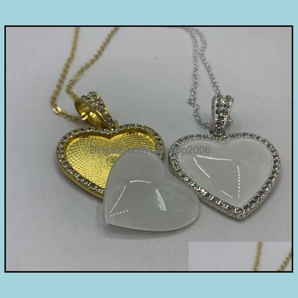pendant necklaces pendants jewelry sublimation blank crystal heart shaped pendent necklace heat transfer diy consumables in bk drop delive, Silver
pendant necklaces pendants jewelry sublimation blank crystal heart shaped pendent necklace heat transfer diy consumables in bk drop delive, Silver