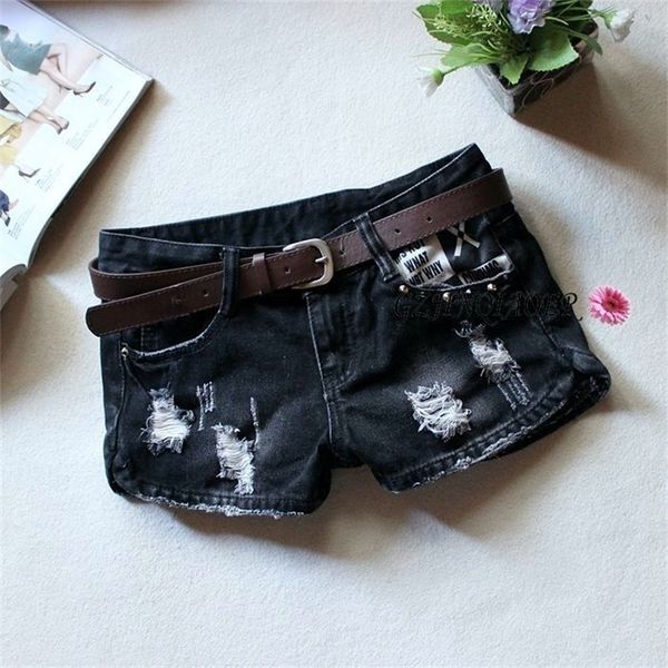summer womens denim shorts black mid waist pattern hole 100% cotton soft jeans shorts loose wide leg thickening jeans 9602 y200822, White;black
summer womens denim shorts black mid waist pattern hole 100% cotton soft jeans shorts loose wide leg thickening jeans 9602 y200822, White;black