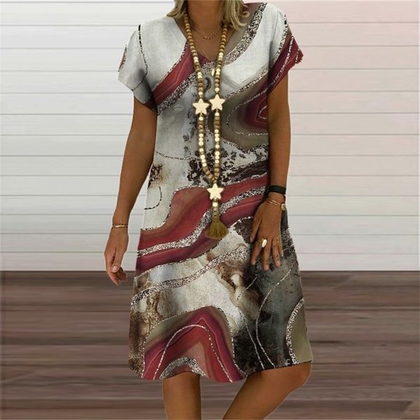 vintage print mini dress for women s summer autumn streetwear v neck short sleeve oversized loose casual dresses ladies 220613, Black;gray
vintage print mini dress for women s summer autumn streetwear v neck short sleeve oversized loose casual dresses ladies 220613, Black;gray