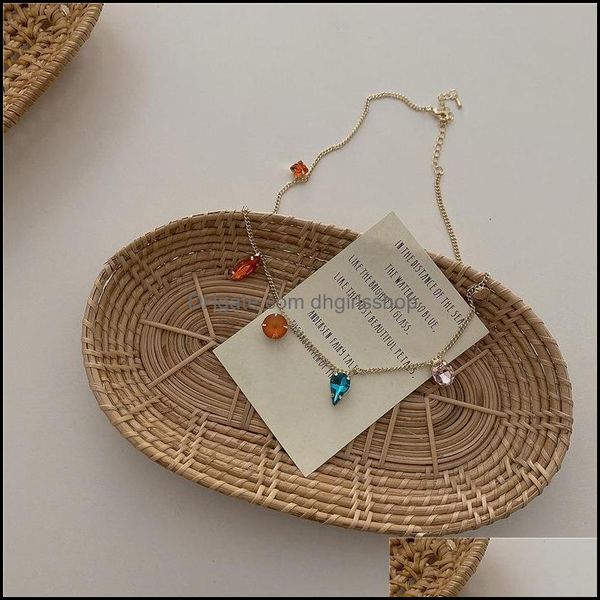 chains necklaces pendants jewelry vintage colorf rhinestone necklace clavicle chain korean shiny waterdrop transparent crys dhgm5, Silver
chains necklaces pendants jewelry vintage colorf rhinestone necklace clavicle chain korean shiny waterdrop transparent crys dhgm5, Silver