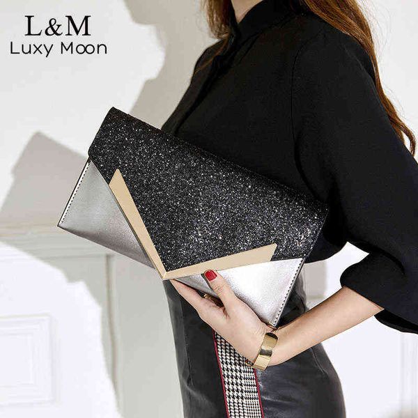 evening bags female mo bag fashion pu leather mo bag for women envelope type shoulder bag sequins for party wedding 220325
evening bags female mo bag fashion pu leather mo bag for women envelope type shoulder bag sequins for party wedding 220325