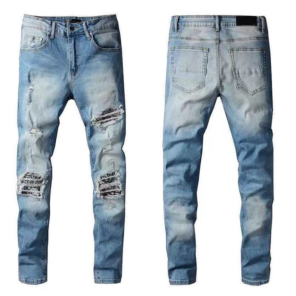 jeans men designer pants for middle waist long off cotton slim feet high street denim elasticity hole size 40 store shop boys cute ripped pl, Blue
jeans men designer pants for middle waist long off cotton slim feet high street denim elasticity hole size 40 store shop boys cute ripped pl, Blue