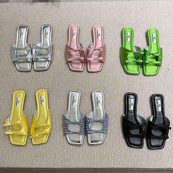 slipper bailamo fashion brand women candy color arc square toe flat casual slide ladie summer beach mujer 220622, Black
slipper bailamo fashion brand women candy color arc square toe flat casual slide ladie summer beach mujer 220622, Black