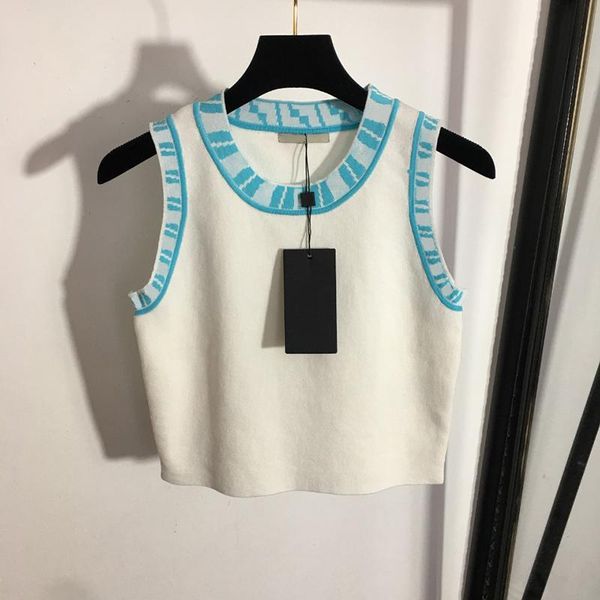 knit crop for women slim fit vest girls knitted tanks letter embroidery sleeveless knitting camisole lady female summer tees, White
knit crop for women slim fit vest girls knitted tanks letter embroidery sleeveless knitting camisole lady female summer tees, White