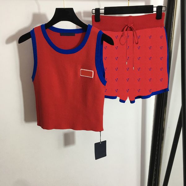 summer sleeveless vests shorts women jacquard tracksuit pants sets 3 colors knit ladies shorts clothing, White
summer sleeveless vests shorts women jacquard tracksuit pants sets 3 colors knit ladies shorts clothing, White