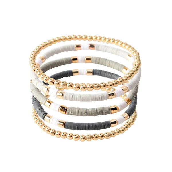 link chain surfer heishi clay bead bracelets for women bohemian stackable evil eye vinyl disc beaded stretch elastic layering friendshi amkl, Black
link chain surfer heishi clay bead bracelets for women bohemian stackable evil eye vinyl disc beaded stretch elastic layering friendshi amkl, Black
