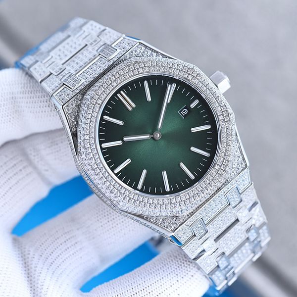 diamond watch automatic mechanical movement watches for mens 41mm stainless steel 904l bracelet business wristwatches montre de luxe, Slivery;brown
diamond watch automatic mechanical movement watches for mens 41mm stainless steel 904l bracelet business wristwatches montre de luxe, Slivery;brown
