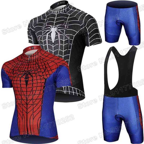 2022 spider cycling jersey sets cartoon anime cycling clothing summer road bike shirts suit bib shorts mtb maillot ciclismo ropa, Black;red
2022 spider cycling jersey sets cartoon anime cycling clothing summer road bike shirts suit bib shorts mtb maillot ciclismo ropa, Black;red