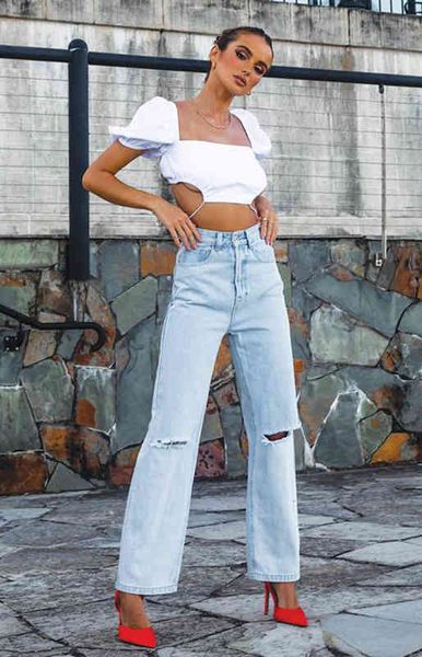 women's pants & capris autumn and winter women's loose hole high waist street fashion korean fashion casual jeans women pz17, Black;white
women's pants & capris autumn and winter women's loose hole high waist street fashion korean fashion casual jeans women pz17, Black;white