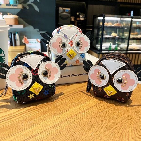 3color cartoon keychain coin purse mini school bag design tassel key ring pu leather owl pattern car keychains jewelry bags charm gold chain, Silver
3color cartoon keychain coin purse mini school bag design tassel key ring pu leather owl pattern car keychains jewelry bags charm gold chain, Silver