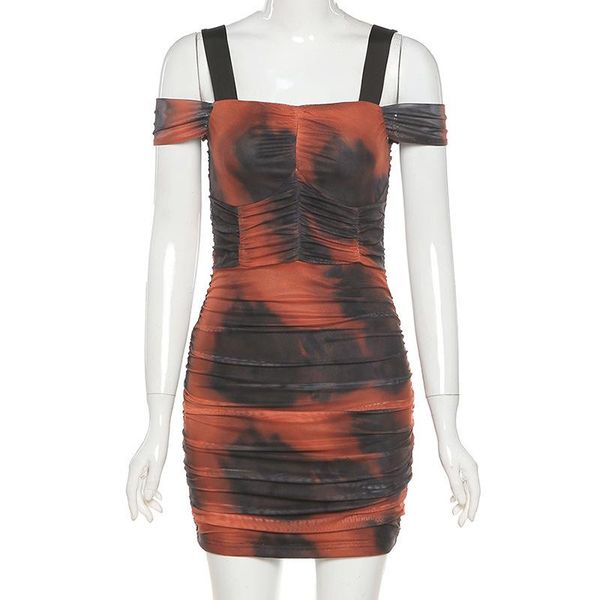 casual dresses high waist sling off shoulder mesh stitching 2022 summer women party night club tie dye pleated slim bodycon dress, Black;gray
casual dresses high waist sling off shoulder mesh stitching 2022 summer women party night club tie dye pleated slim bodycon dress, Black;gray
