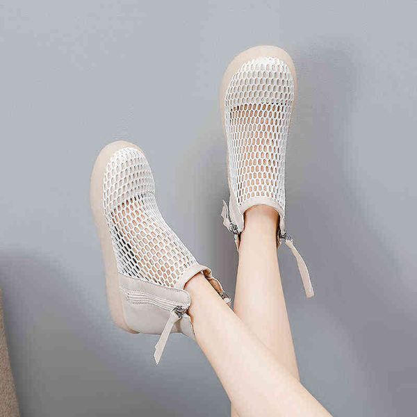 sandals 2022 zomer platte bodem real soft leather mesh ademende sandalen vrouwen koreaanse holle out student laarzen 220427, Black
sandals 2022 zomer platte bodem real soft leather mesh ademende sandalen vrouwen koreaanse holle out student laarzen 220427, Black