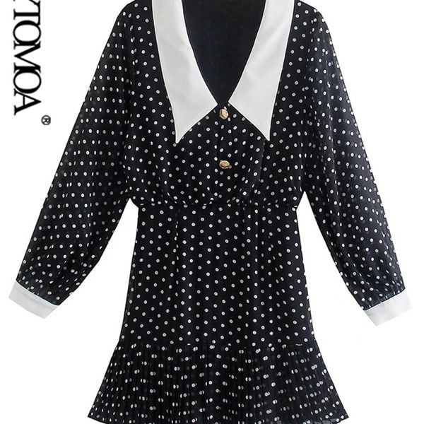 kpytomoa women fashion polka dot print pleated semi-sheer mini dress vintage long sleeve side zipper female dresses mujer 220402, Black;gray
kpytomoa women fashion polka dot print pleated semi-sheer mini dress vintage long sleeve side zipper female dresses mujer 220402, Black;gray