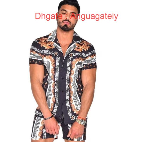 luxury summer mens tracksuit hawaiian sets t-shirts printing fashion men swim short sleeve button shirts beach shorts streetwear casual shir, Gray
luxury summer mens tracksuit hawaiian sets t-shirts printing fashion men swim short sleeve button shirts beach shorts streetwear casual shir, Gray