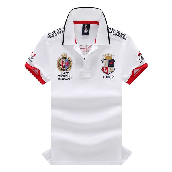men's polos summer luxury short sleeve sports polo shirts for mens embroidery 230206, White;black
men's polos summer luxury short sleeve sports polo shirts for mens embroidery 230206, White;black